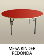 mesa redonda para kinder