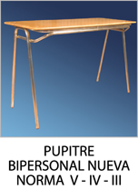 pupitre bipersonal nueva norma