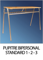 pupitre bipersonal standard