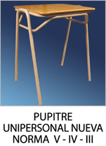 pupitre unipersonal nueva norma