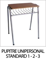 pupitre unipersonal standard